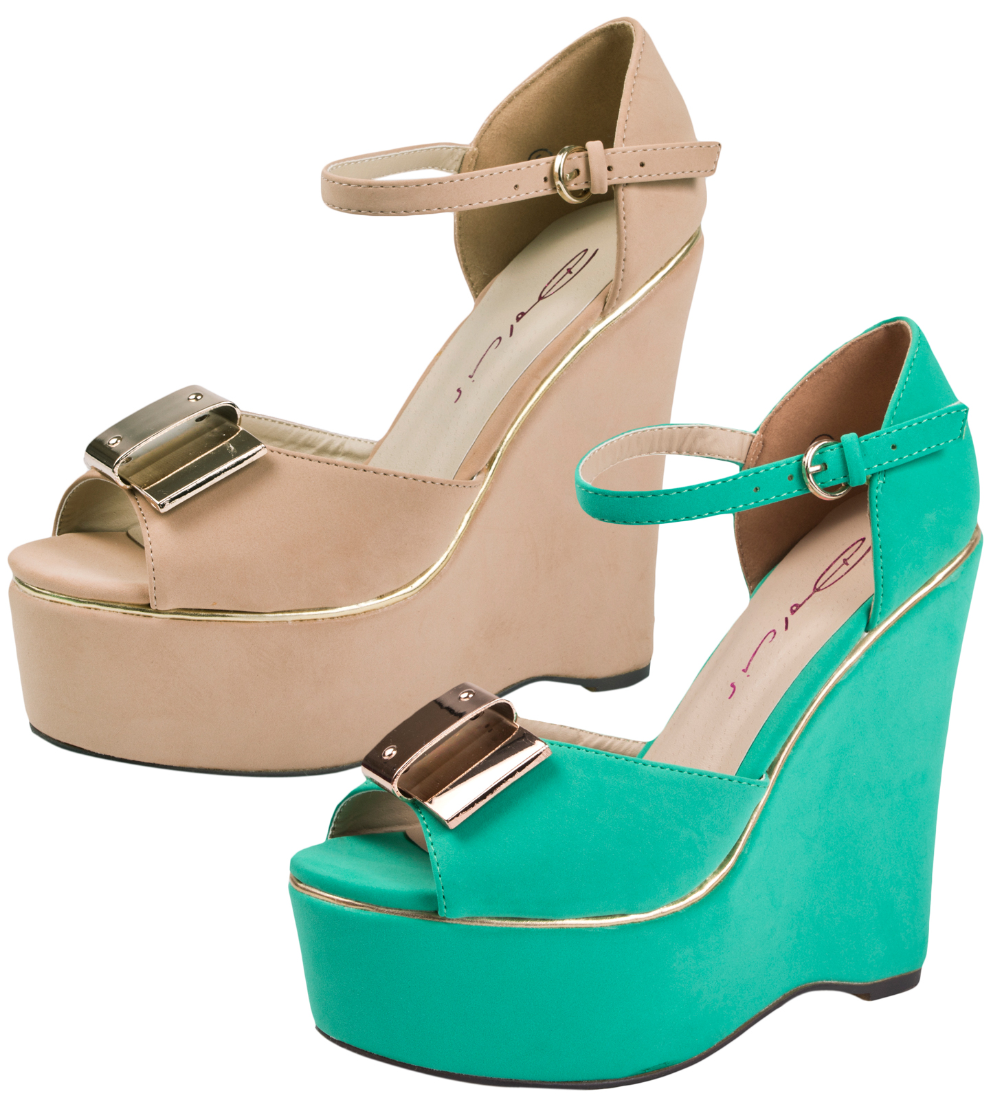 peeptoe wedges